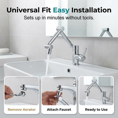 360° Rotating Mechanical Arm Faucet