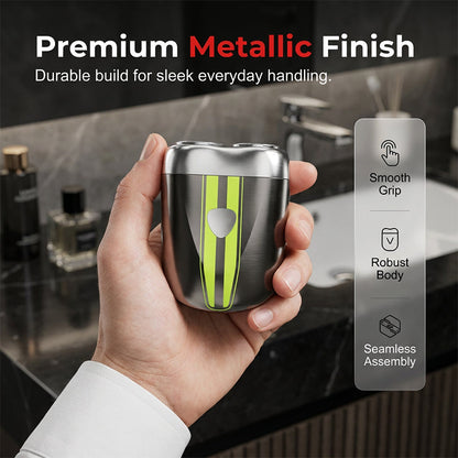 🛒 50% OFF NOW!☀️Precision Dual-Blade Portable Shaver – Ultra-Sleek Alloy Body, Fully Washable & USB Rechargeable for Effortless, Skin-Friendly Grooming On the Go