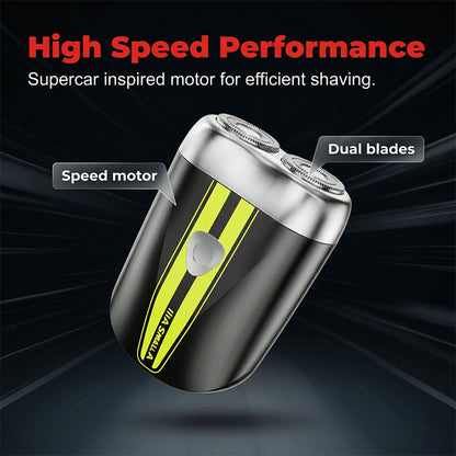 🛒 50% OFF NOW!☀️Precision Dual-Blade Portable Shaver – Ultra-Sleek Alloy Body, Fully Washable & USB Rechargeable for Effortless, Skin-Friendly Grooming On the Go