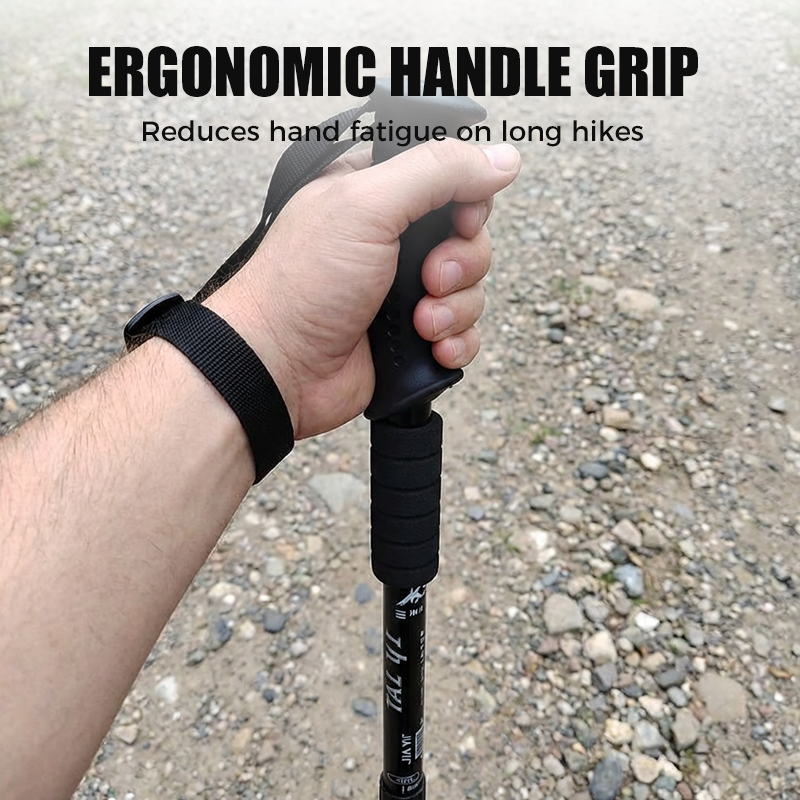 ⛰️ LIMITED-TIME 50% OFF! ✨ Adjustable Aluminum Alloy Trekking Pole – Durable, Shock-Absorbing, Lightweight 🌲