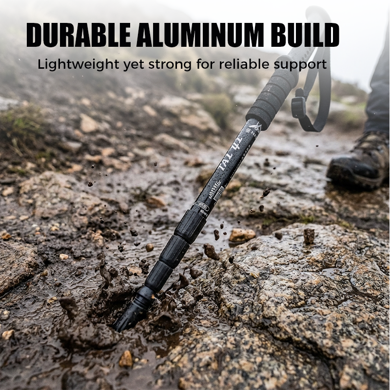 ⛰️ LIMITED-TIME 50% OFF! ✨ Adjustable Aluminum Alloy Trekking Pole – Durable, Shock-Absorbing, Lightweight 🌲