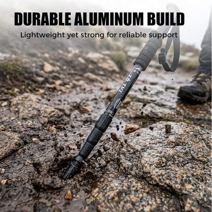 ⛰️ LIMITED-TIME 50% OFF! ✨ Adjustable Aluminum Alloy Trekking Pole – Durable, Shock-Absorbing, Lightweight 🌲