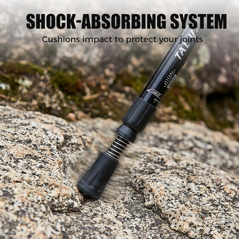 ⛰️ LIMITED-TIME 50% OFF! ✨ Adjustable Aluminum Alloy Trekking Pole – Durable, Shock-Absorbing, Lightweight 🌲