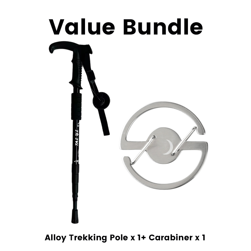 ⛰️ LIMITED-TIME 50% OFF! ✨ Adjustable Aluminum Alloy Trekking Pole – Durable, Shock-Absorbing, Lightweight 🌲
