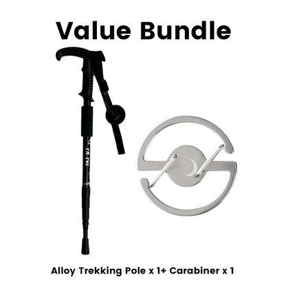 ⛰️ LIMITED-TIME 50% OFF! ✨ Adjustable Aluminum Alloy Trekking Pole – Durable, Shock-Absorbing, Lightweight 🌲