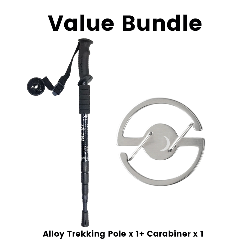 ⛰️ LIMITED-TIME 50% OFF! ✨ Adjustable Aluminum Alloy Trekking Pole – Durable, Shock-Absorbing, Lightweight 🌲