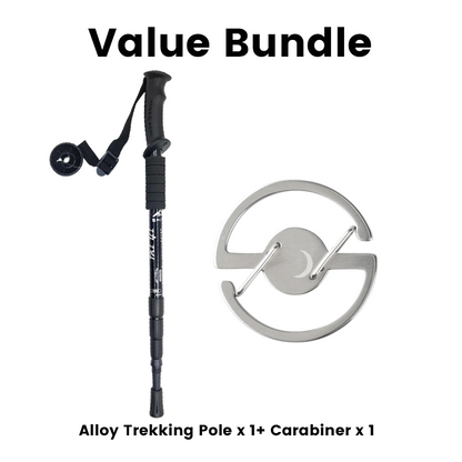 ⛰️ LIMITED-TIME 50% OFF! ✨ Adjustable Aluminum Alloy Trekking Pole – Durable, Shock-Absorbing, Lightweight 🌲