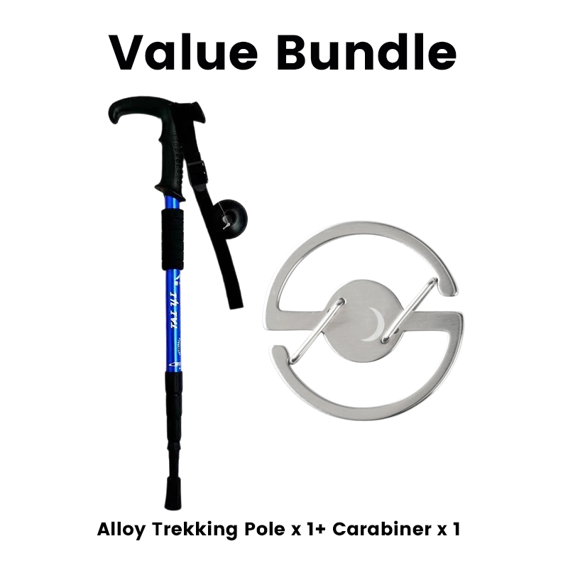 ⛰️ LIMITED-TIME 50% OFF! ✨ Adjustable Aluminum Alloy Trekking Pole – Durable, Shock-Absorbing, Lightweight 🌲