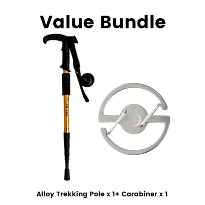 ⛰️ LIMITED-TIME 50% OFF! ✨ Adjustable Aluminum Alloy Trekking Pole – Durable, Shock-Absorbing, Lightweight 🌲