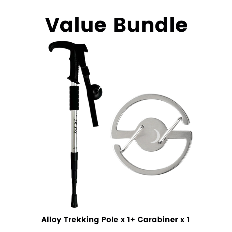 ⛰️ LIMITED-TIME 50% OFF! ✨ Adjustable Aluminum Alloy Trekking Pole – Durable, Shock-Absorbing, Lightweight 🌲