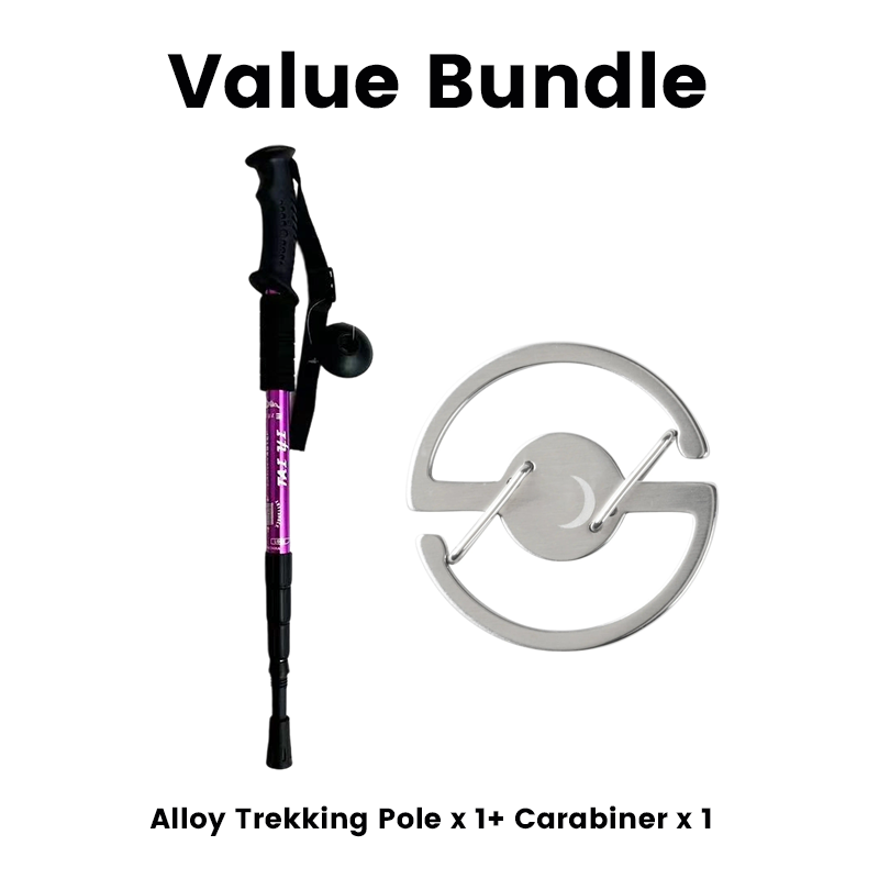 ⛰️ LIMITED-TIME 50% OFF! ✨ Adjustable Aluminum Alloy Trekking Pole – Durable, Shock-Absorbing, Lightweight 🌲