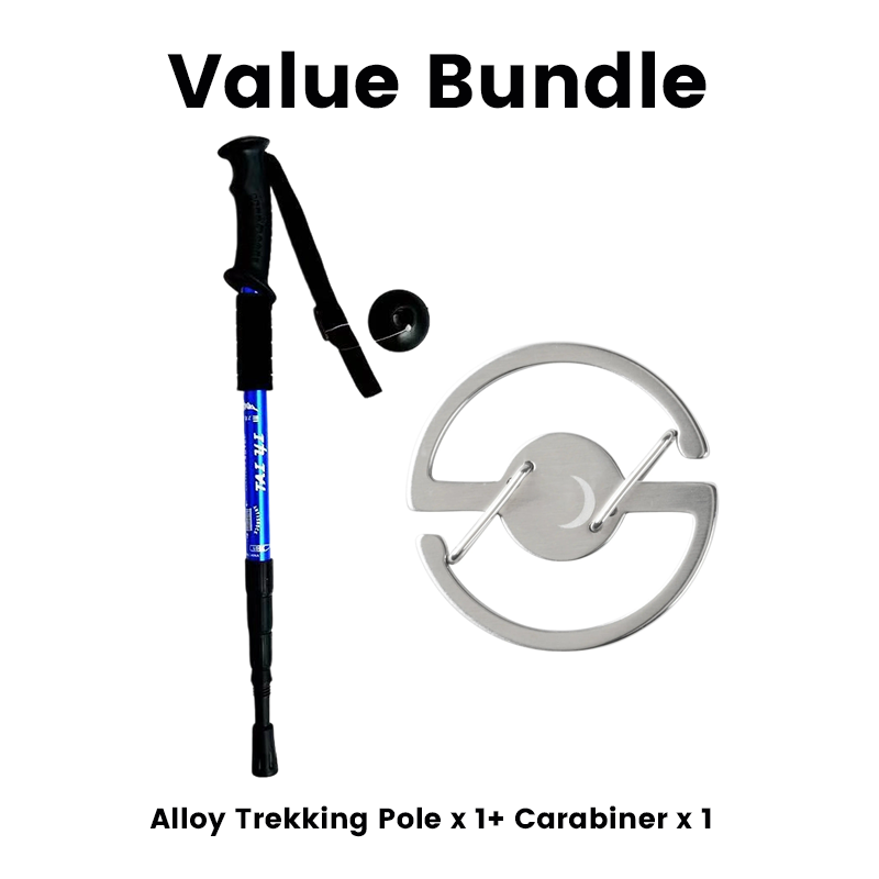 ⛰️ LIMITED-TIME 50% OFF! ✨ Adjustable Aluminum Alloy Trekking Pole – Durable, Shock-Absorbing, Lightweight 🌲