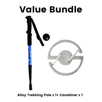 ⛰️ LIMITED-TIME 50% OFF! ✨ Adjustable Aluminum Alloy Trekking Pole – Durable, Shock-Absorbing, Lightweight 🌲