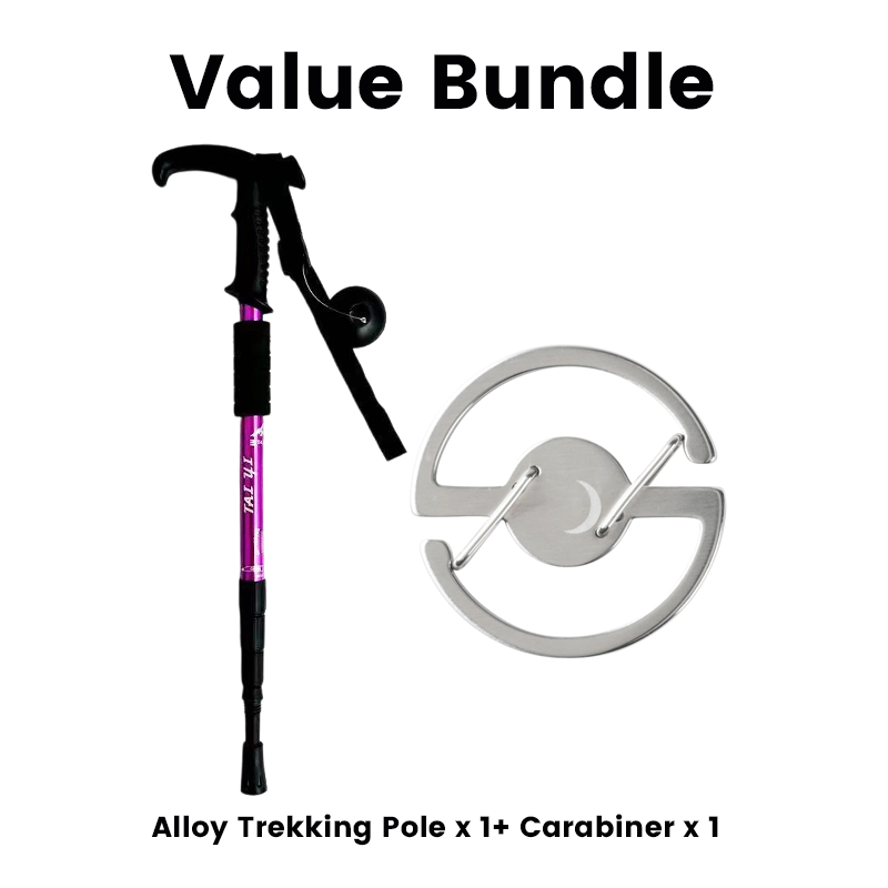 ⛰️ LIMITED-TIME 50% OFF! ✨ Adjustable Aluminum Alloy Trekking Pole – Durable, Shock-Absorbing, Lightweight 🌲
