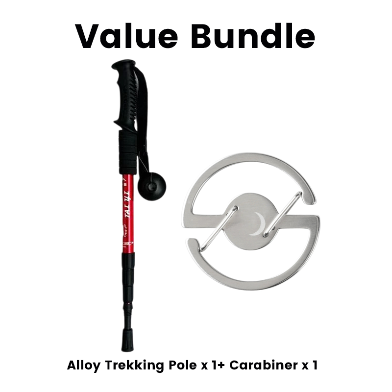 ⛰️ LIMITED-TIME 50% OFF! ✨ Adjustable Aluminum Alloy Trekking Pole – Durable, Shock-Absorbing, Lightweight 🌲