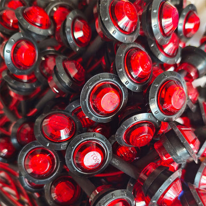 Round LED Side Marker Light for Trucks & Buses