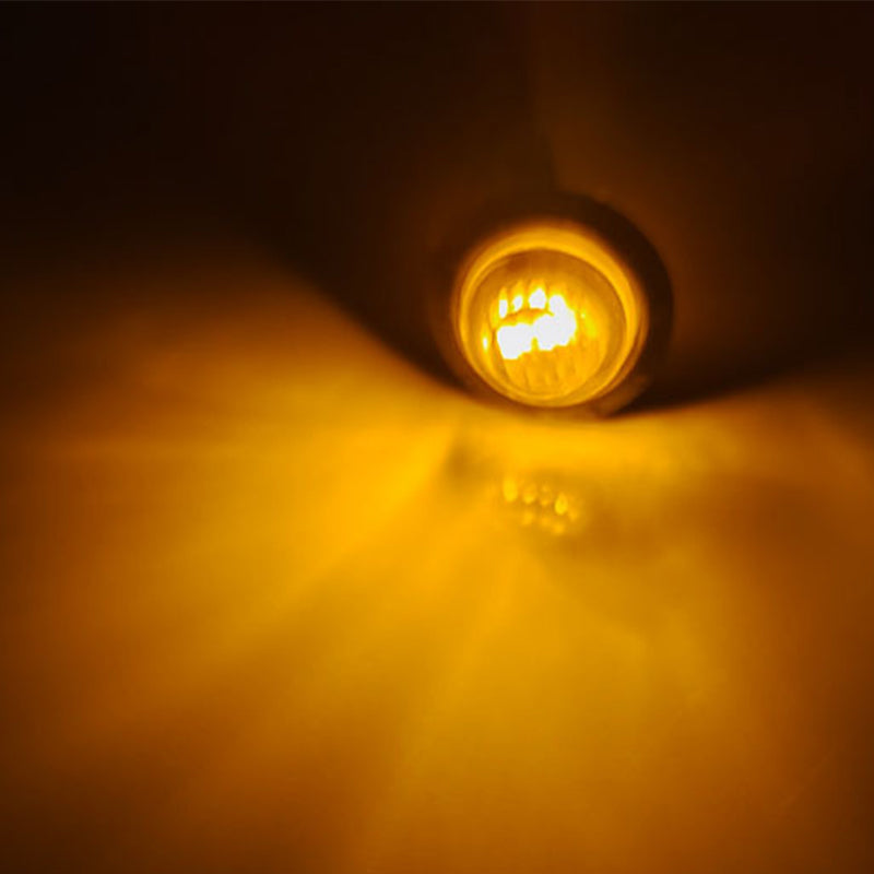 Round LED Side Marker Light for Trucks & Buses