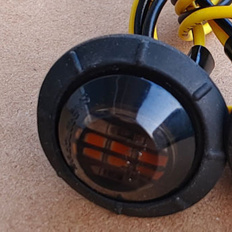 Round LED Side Marker Light for Trucks & Buses