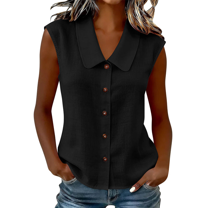 ☀️ Sommer Chic Alarm – Damen V-Ausschnitt Bluse mit Knopfleiste für jede Gelegenheit ☀️