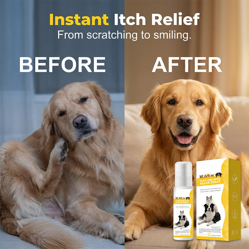 🔥Selling Fast – 53% OFF！🎁Tick Season is Here🕷🛡️Mild Formula Pet Pest Repellent Spray