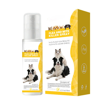 🔥Selling Fast – 53% OFF！🎁Tick Season is Here🕷🛡️Mild Formula Pet Pest Repellent Spray