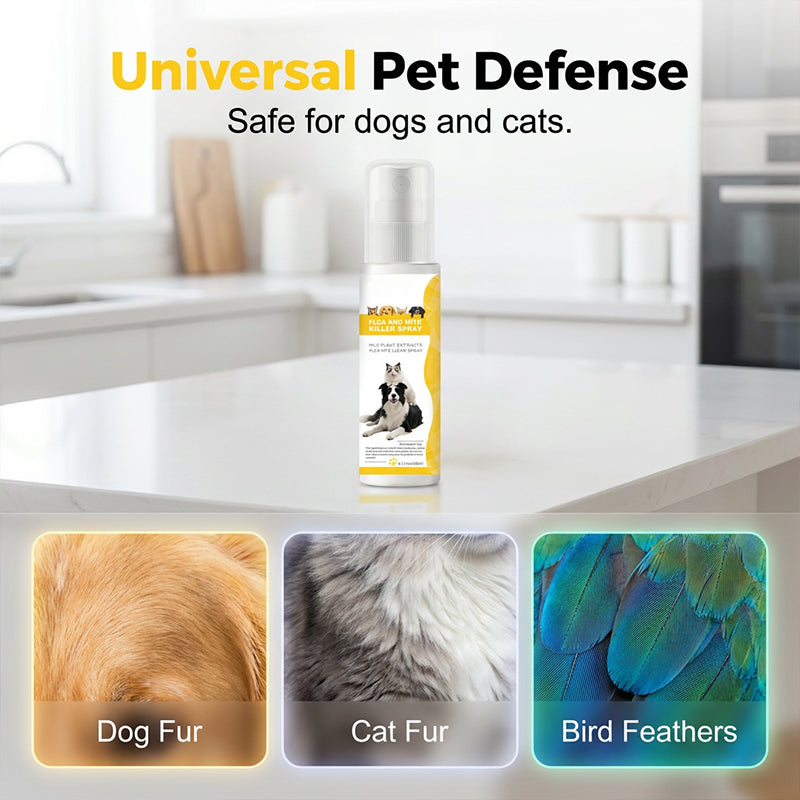 🔥Selling Fast – 53% OFF！🎁Tick Season is Here🕷🛡️Mild Formula Pet Pest Repellent Spray