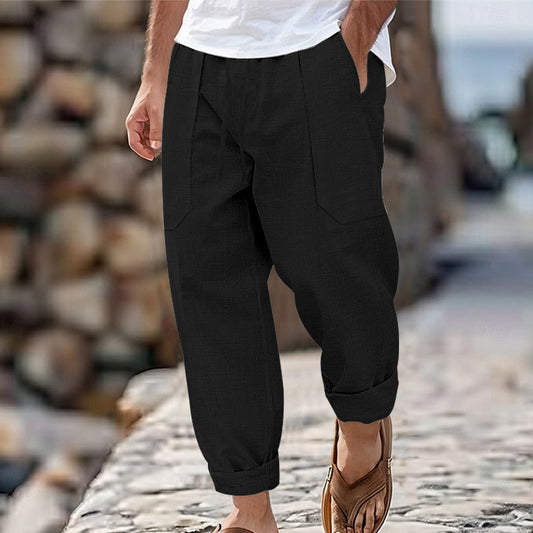 🌿Men's Casual Loose Fit Drawstring Pants – Cool, Comfy & Chic🌿