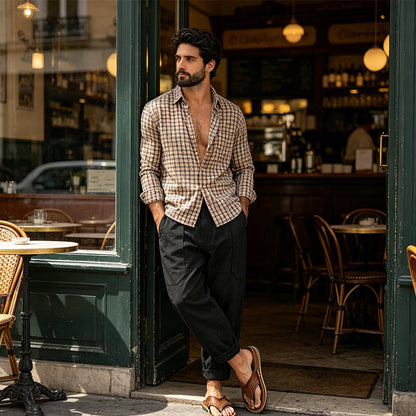 🌿Men's Casual Loose Fit Drawstring Pants – Cool, Comfy & Chic🌿
