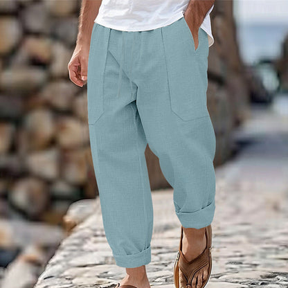 🌿Men's Casual Loose Fit Drawstring Pants – Cool, Comfy & Chic🌿