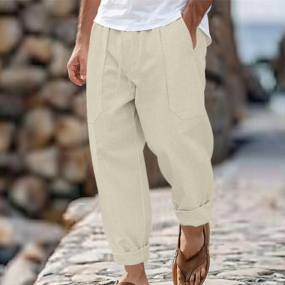🌿Men's Casual Loose Fit Drawstring Pants – Cool, Comfy & Chic🌿