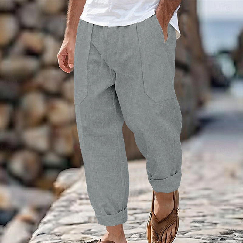 🌿Men's Casual Loose Fit Drawstring Pants – Cool, Comfy & Chic🌿