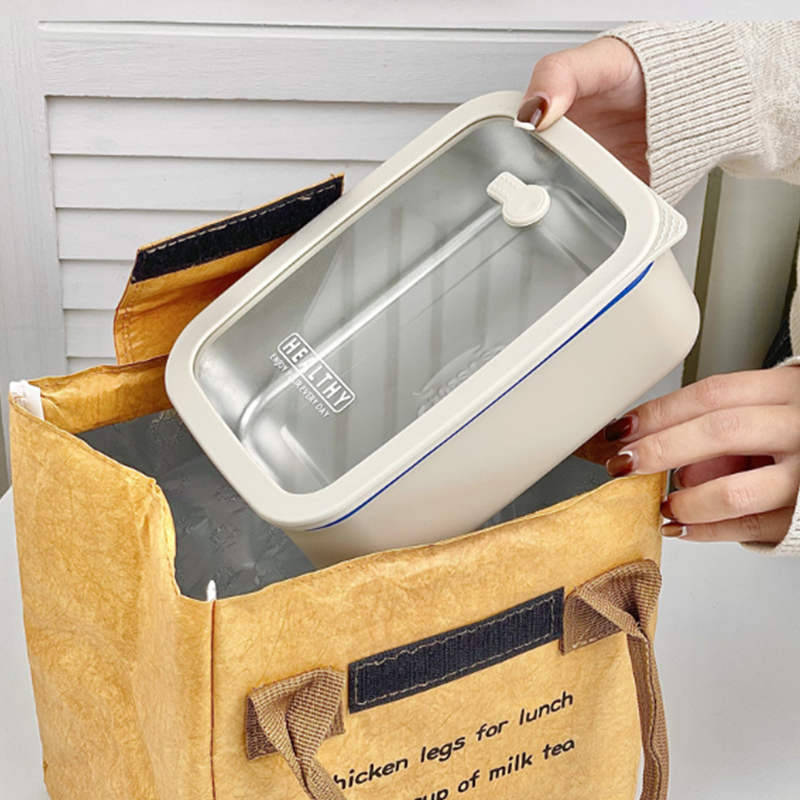 🍱 Keep Your Lunch Fresh & Stylish – Reusable Thermal Lunch Tote with Handles🥪