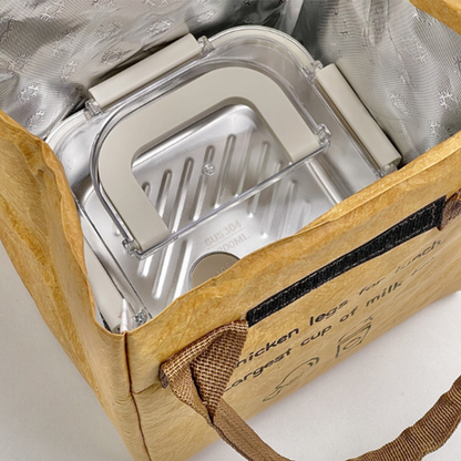🍱 Keep Your Lunch Fresh & Stylish – Reusable Thermal Lunch Tote with Handles🥪