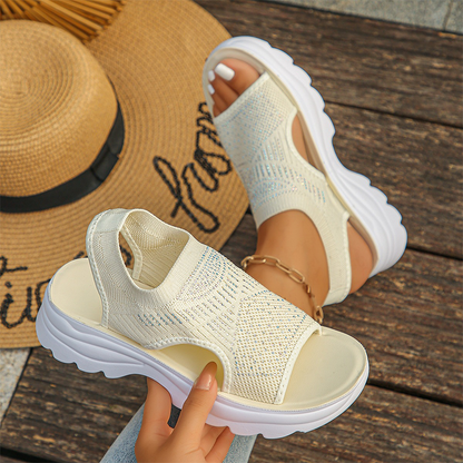 👡🔥 Women's Breathable Mesh Platform Sandals – Lightweight, Breathable, and Comfortable ✨