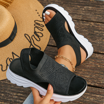 👡🔥 Women's Breathable Mesh Platform Sandals – Lightweight, Breathable, and Comfortable ✨