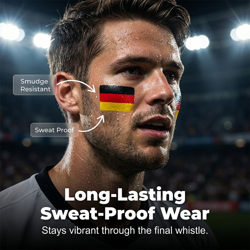 🔥2026 World Cup merchandise now on sale🔥 National Flag Face Paint Stick for Sports Fans！！