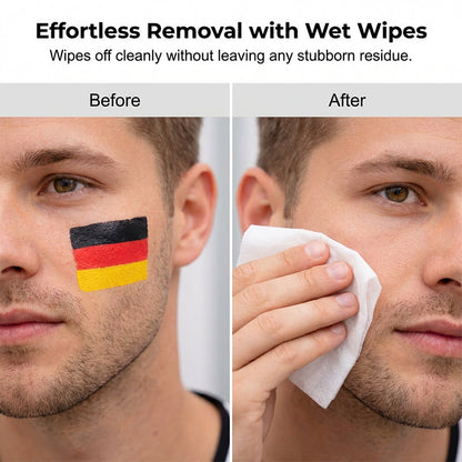 🔥2026 World Cup merchandise now on sale🔥 National Flag Face Paint Stick for Sports Fans！！