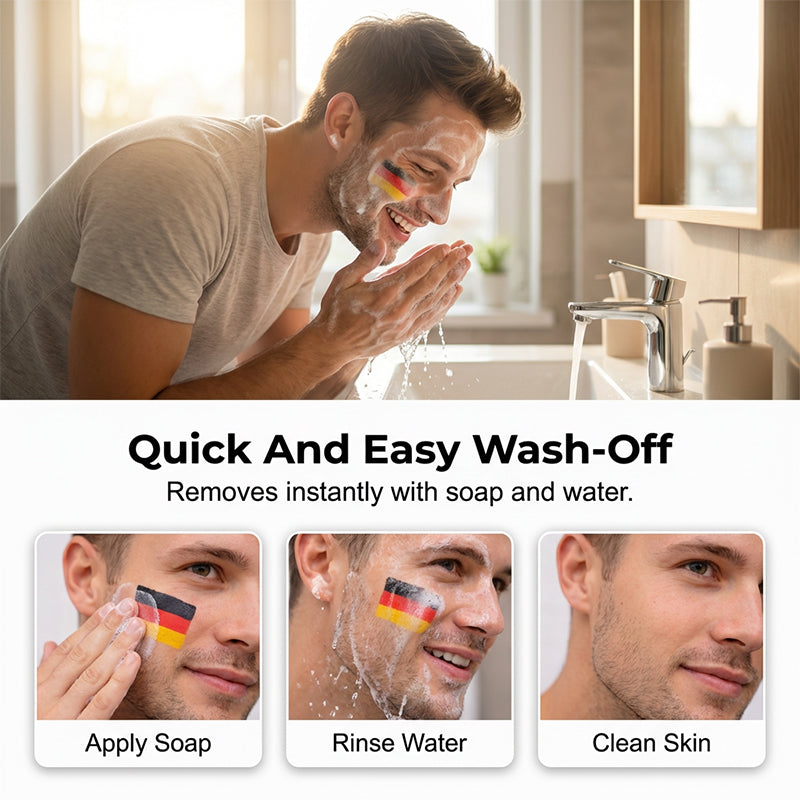 🔥2026 World Cup merchandise now on sale🔥 National Flag Face Paint Stick for Sports Fans！！