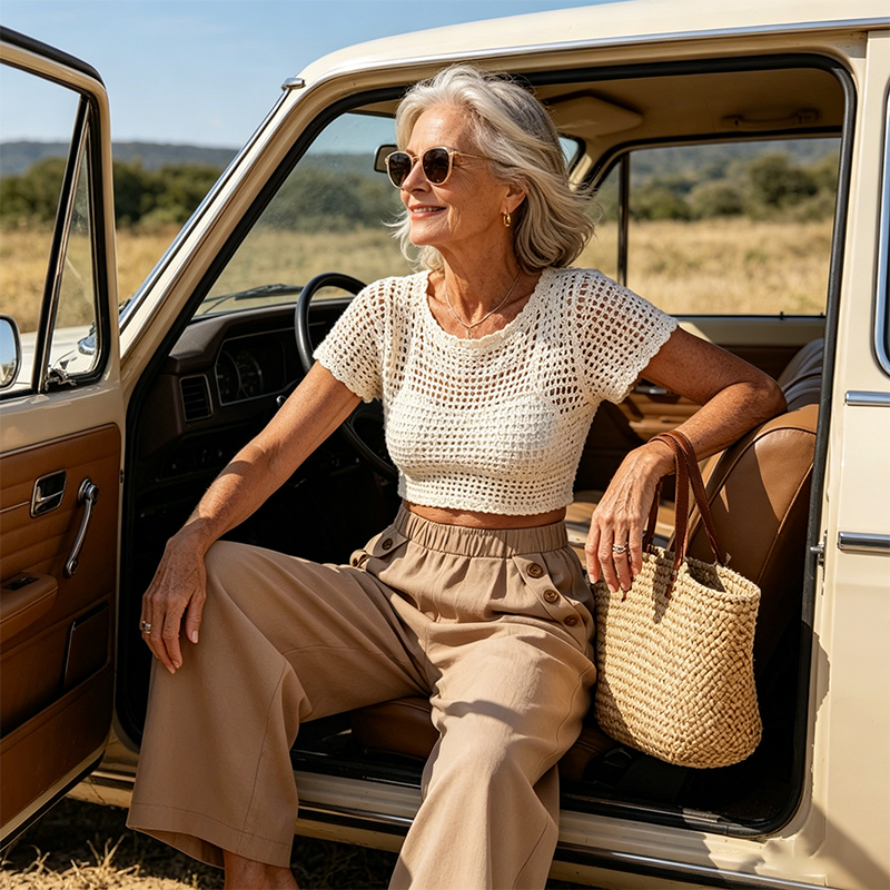 👖Women's Wide-Leg Pants with Button Detail– Style Meets Comfort🌿