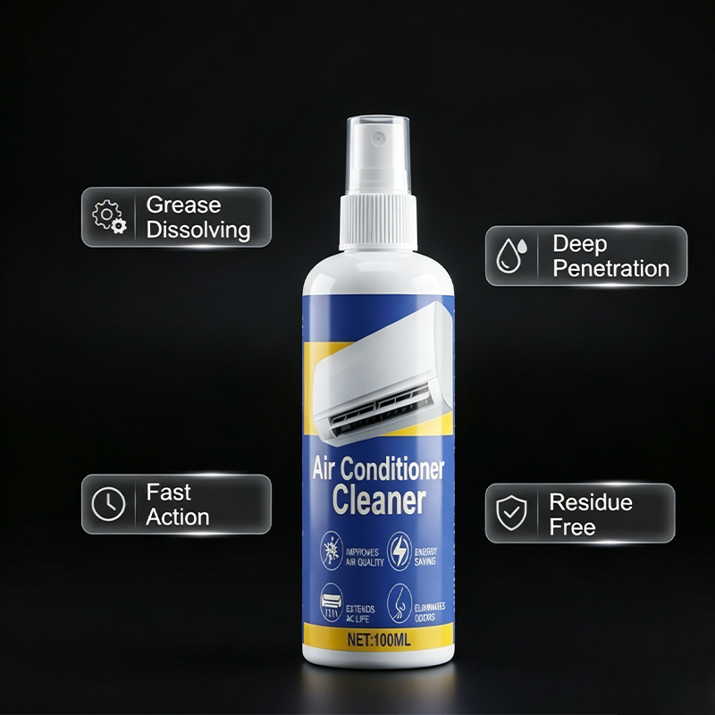 🔥50 % RABATT! 💰Klimaanlagenreiniger-Spray ohne Abspülen❄️🧼Einfach aufsprühen, warten und abspülen — So einfach ist das 🙌
