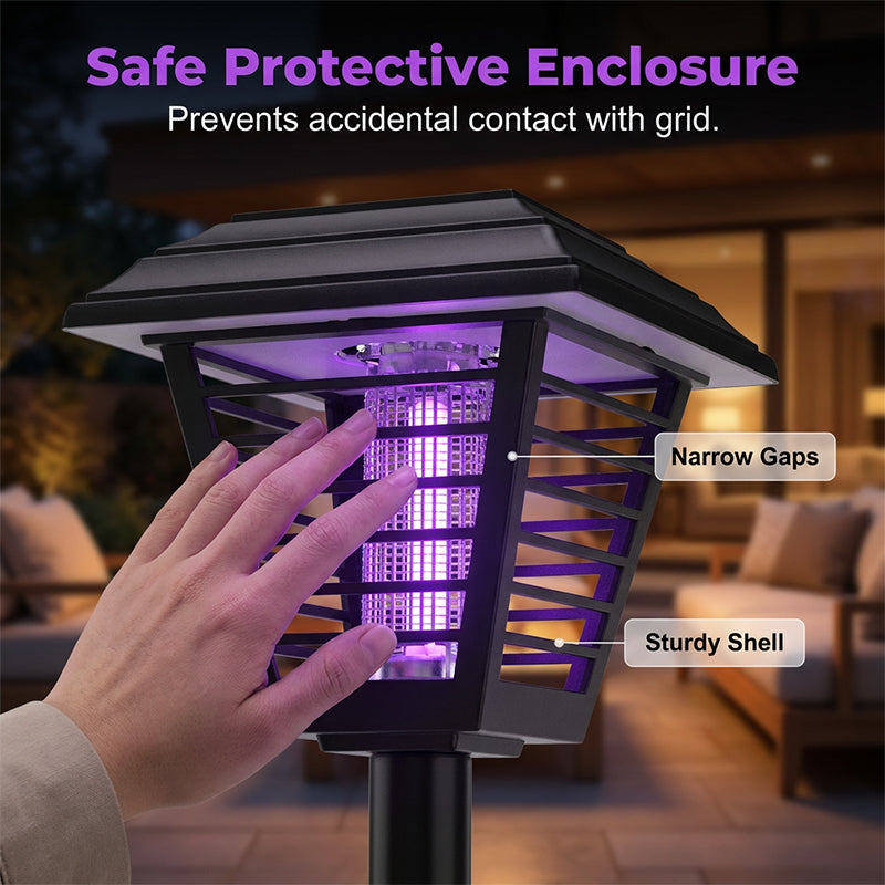 Solar-Powered 2-in-1 Mosquito Zapper & Garden Light🔥🦟 Bye Bye Mosquitoes – Hello Summer Nights! ☀️