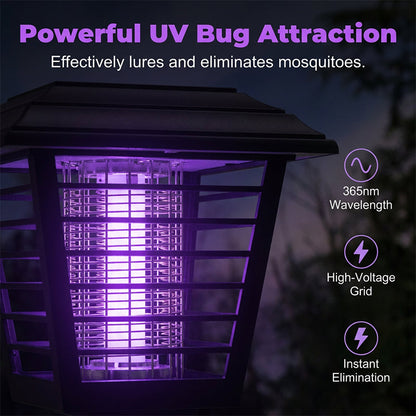 Solar-Powered 2-in-1 Mosquito Zapper & Garden Light🔥🦟 Bye Bye Mosquitoes – Hello Summer Nights! ☀️