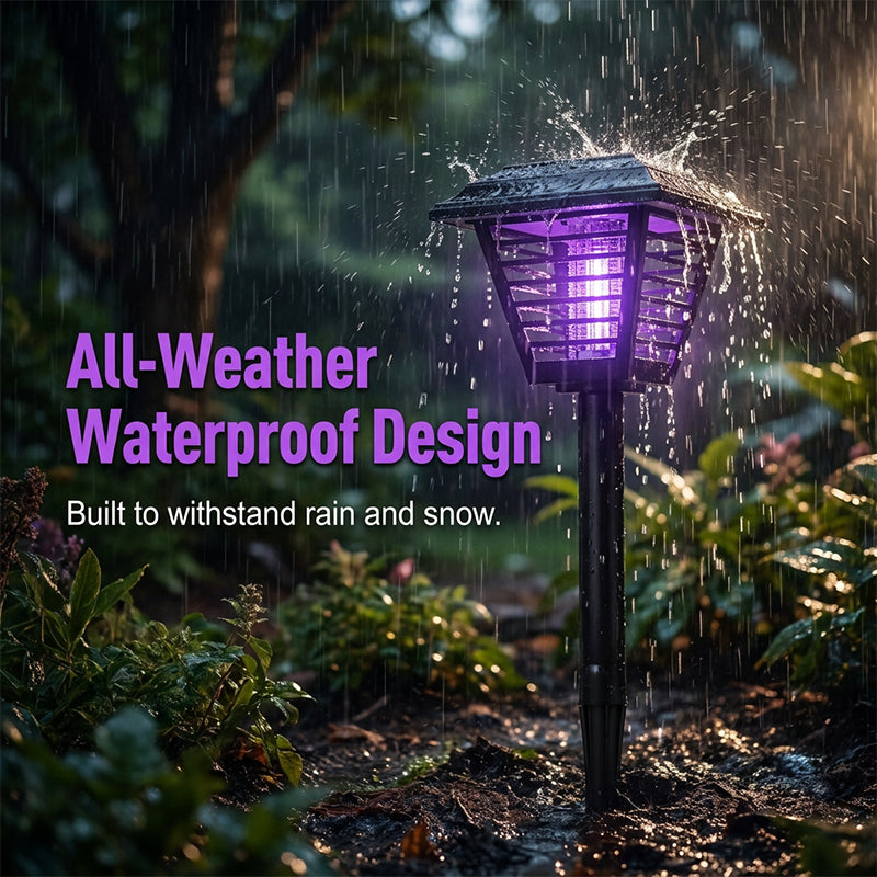 Solar-Powered 2-in-1 Mosquito Zapper & Garden Light🔥🦟 Bye Bye Mosquitoes – Hello Summer Nights! ☀️