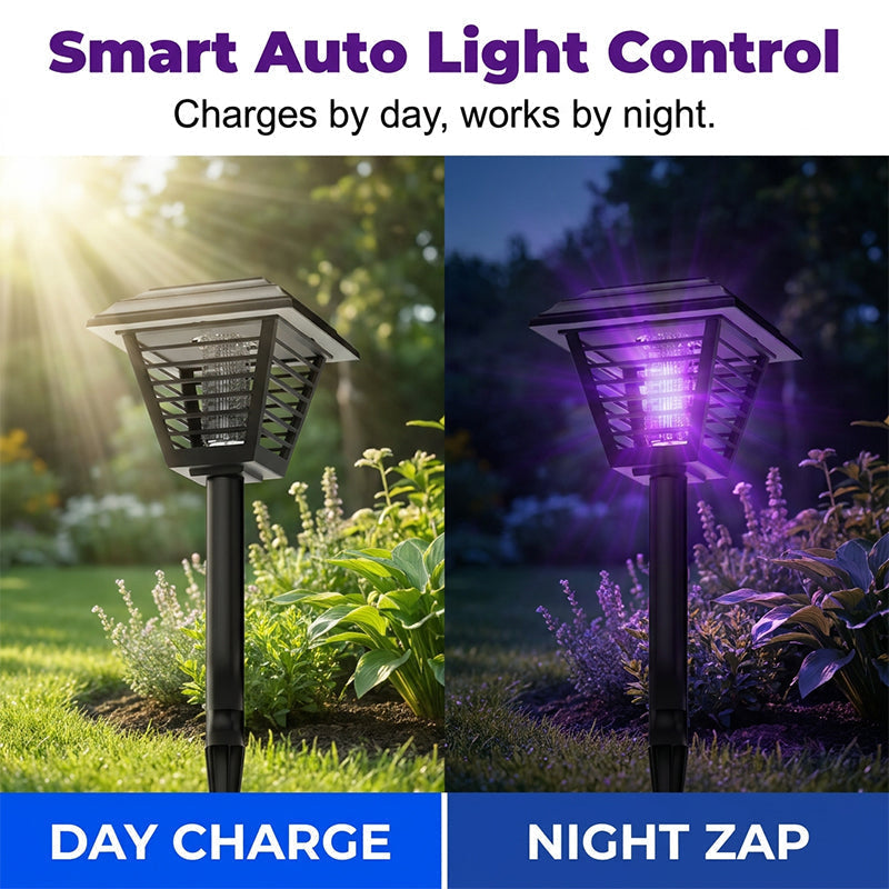 Solar-Powered 2-in-1 Mosquito Zapper & Garden Light🔥🦟 Bye Bye Mosquitoes – Hello Summer Nights! ☀️