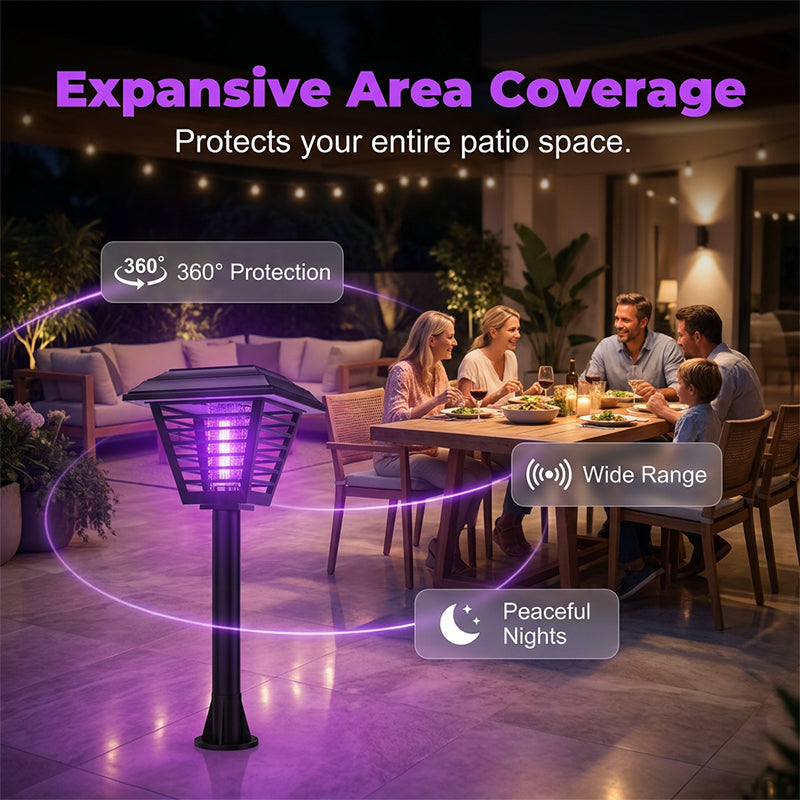 Solar-Powered 2-in-1 Mosquito Zapper & Garden Light🔥🦟 Bye Bye Mosquitoes – Hello Summer Nights! ☀️