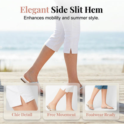 👖Women's Stretch Denim Capri Jeans☀️Stretchy, Flattering & Made For Everyday Comfort 😍