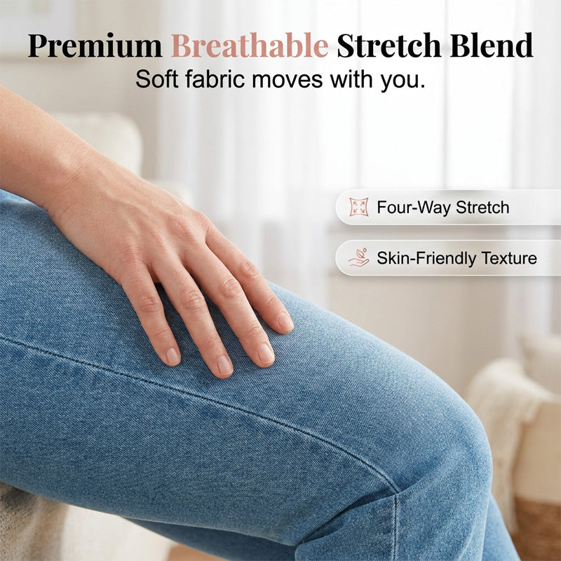👖Women's Stretch Denim Capri Jeans☀️Stretchy, Flattering & Made For Everyday Comfort 😍