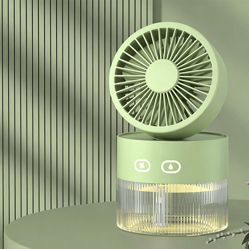❄️💦Portable Misting Fan With 3 Speeds & Night Light☀️🔥 Heatwave Survival Essential