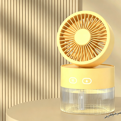 ❄️💦Portable Misting Fan With 3 Speeds & Night Light☀️🔥 Heatwave Survival Essential