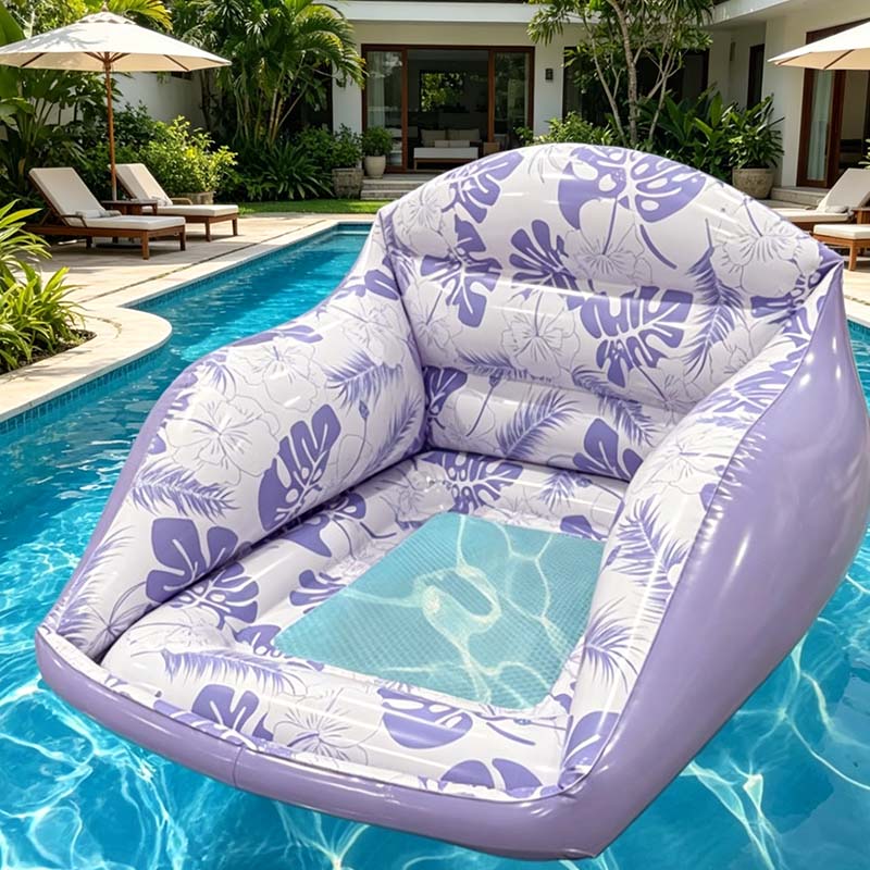 🏖️ LIMITED-TIME 50% OFF! ✨ U-Shaped Inflatable Pool Float – Ergonomic, Cooling Mesh Seat, Portable 🌴